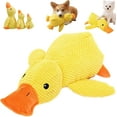 thumbnail image 1 of Quacker Calming Dog Toy, 2025 Upgraded Calming Toy for Dogs, Soft Plush with Squeaker Dog Chews Toys, Plush Dog Toy for All Dog Breeds and Sizes (Yellow), 1 of 7