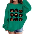 thumbnail image 7 of Mercatoo Kids Baby Halloween Sweatshirt Pumpkin Graphic Print Pullover for Boys Girls Crewneck Long Sleeve Tops, 7 of 7