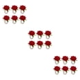 thumbnail image 1 of Injueey Anillo de servilleta de flores artificiales de 6 piezas Anillos de extraíbles portátiles Festival Decoración romántica Casa Mudanza Type1 NO1, 1 of 6