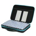 thumbnail image 1 of Yeacher 60 Bottles Diamond Storage Box Diamond Embroidery Painting Accessory Tool Drill Jewelry Beads Storage Hand Bag Container Holder Zipper Design, 1 of 8