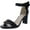 Black, variant on Womens Adore Me Comfort Insole Faux Leather Ankle Strap