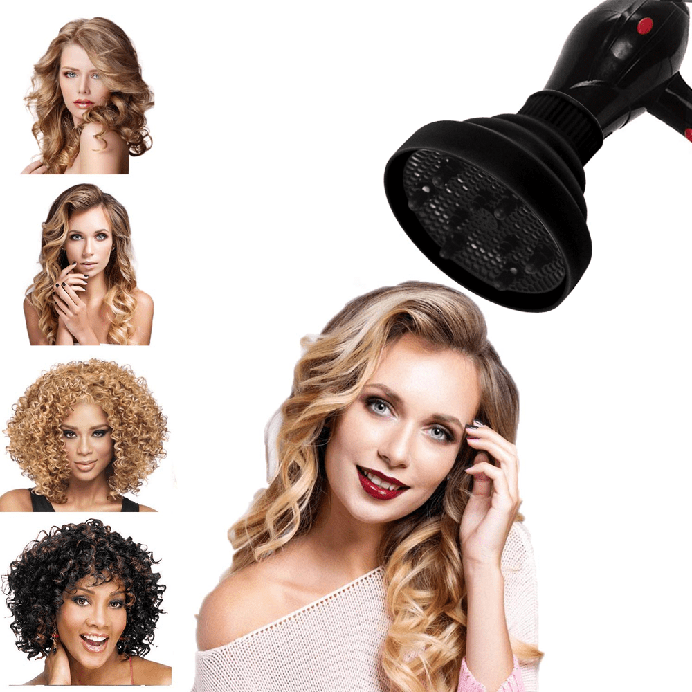 Diffuseur Pour Sèche-Cheveux - Silicone Pliable - Accessoire Coiffure Universel - Neuf