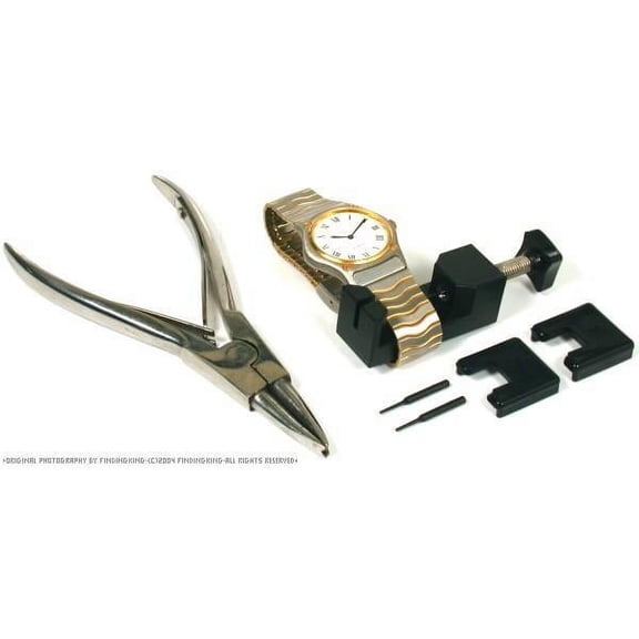 Watch Band Link Pin Remover & Spring Bar Pliers Watchmaker Repair Tools