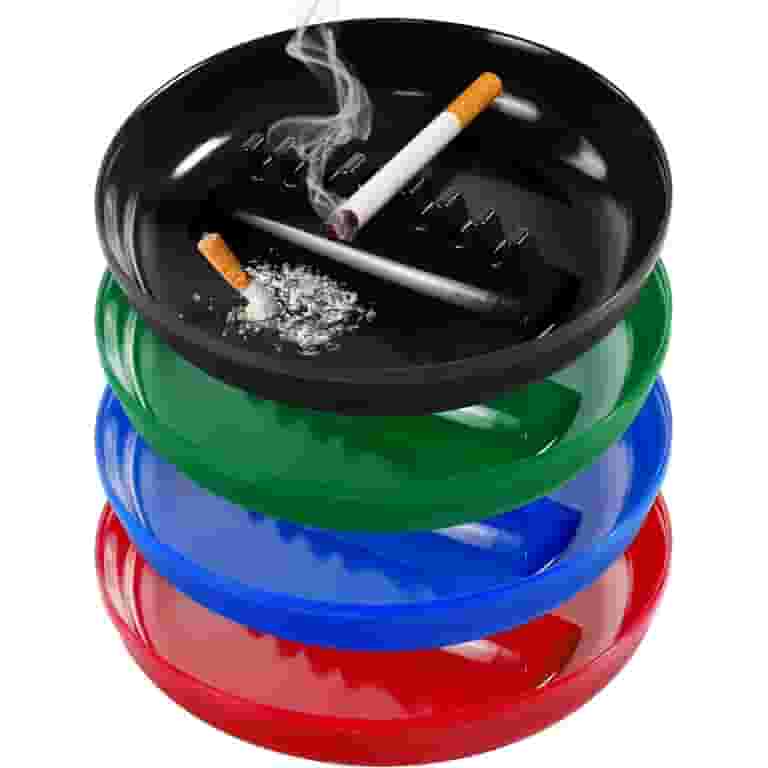 cigarette ash trays Crystal Glass Ashtray for Cigar Large With a large capacity Marble Cigar Ashtray Natural