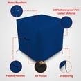 thumbnail image 6 of COVERS&ALL Air Conditioner Cover 18 Oz Waterproof - 100% Weather Resistant PVC Coated Outdoor Furniture AC Cover with Air Pockets & Drawstring for Snug Fit (24" W x 24" D x 22" H, Blue), 6 of 6