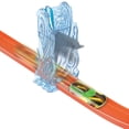 thumbnail image 7 of Hot Wheels Track Set, Blue Deluxe Track Builder Pack with Wind Theme and 1 Hot Wheels Car, 7 of 7