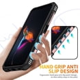 thumbnail image 3 of Case for Samsung Galaxy A15 4G / 5G Military Grade Shockproof Magnetic Attachment with Stand Case Cover,Rose gold,For Galaxy A15 4G / 5G, 3 of 6