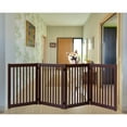 thumbnail image 2 of Dynamic Accents Highlander Series Solid Wood Pet Gate - 4 Panel - Mahogany-Color:Mahogany,Style:32" High - 4 Panel, 2 of 2