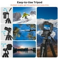 thumbnail image 4 of UEGOGO 74" Heavy Duty Tripod for Camera/DSLR/Spotting Scope, Compact & Monopod, 4 of 14