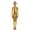 Gold, variant on vastwit Kids Girls Metallic Bodysuit Full Length Jumpsuit Long Sleeve Shiny Unitard Gymnastics Leotard Dancewear Gold S/120