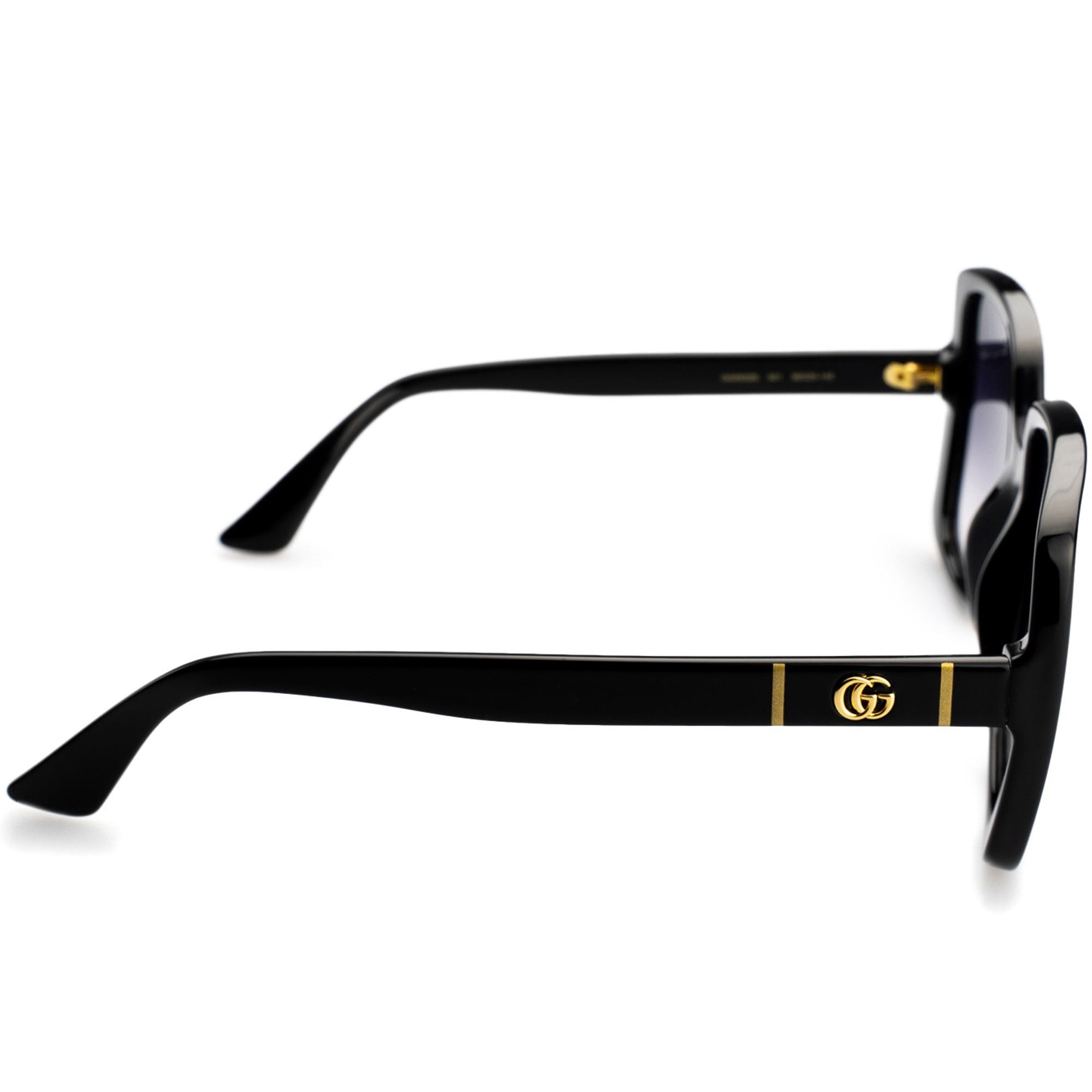 Gucci GG0632S 002 Butterfly Sunglasses Gucci Lines Women Black Squared Butterfly Sunglasses GG0632S  main image 2