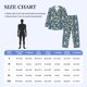 thumbnail image 4 of Balery Underwater Creature Pijama para Hombre de Dos Piezas con Manga Larga, Conjunto de Dormir y Descanso Suave con Bolsillos-Medium, 4 of 7