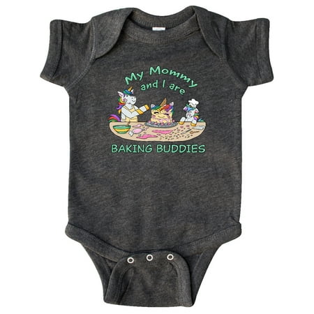 

Inktastic My Mommy and I are Baking Buddies Gift Baby Boy or Baby Girl Bodysuit