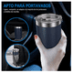 thumbnail image 4 of Vaso Térmico Bloosom  De 20oz Acero Inoxidable Con Popote Y Cepillo Azul, 4 of 5