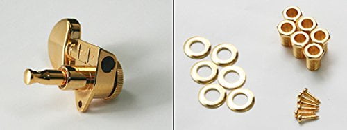 Grover Rotomatic Roto-Grip locking Tuners, 3 per side - Gold