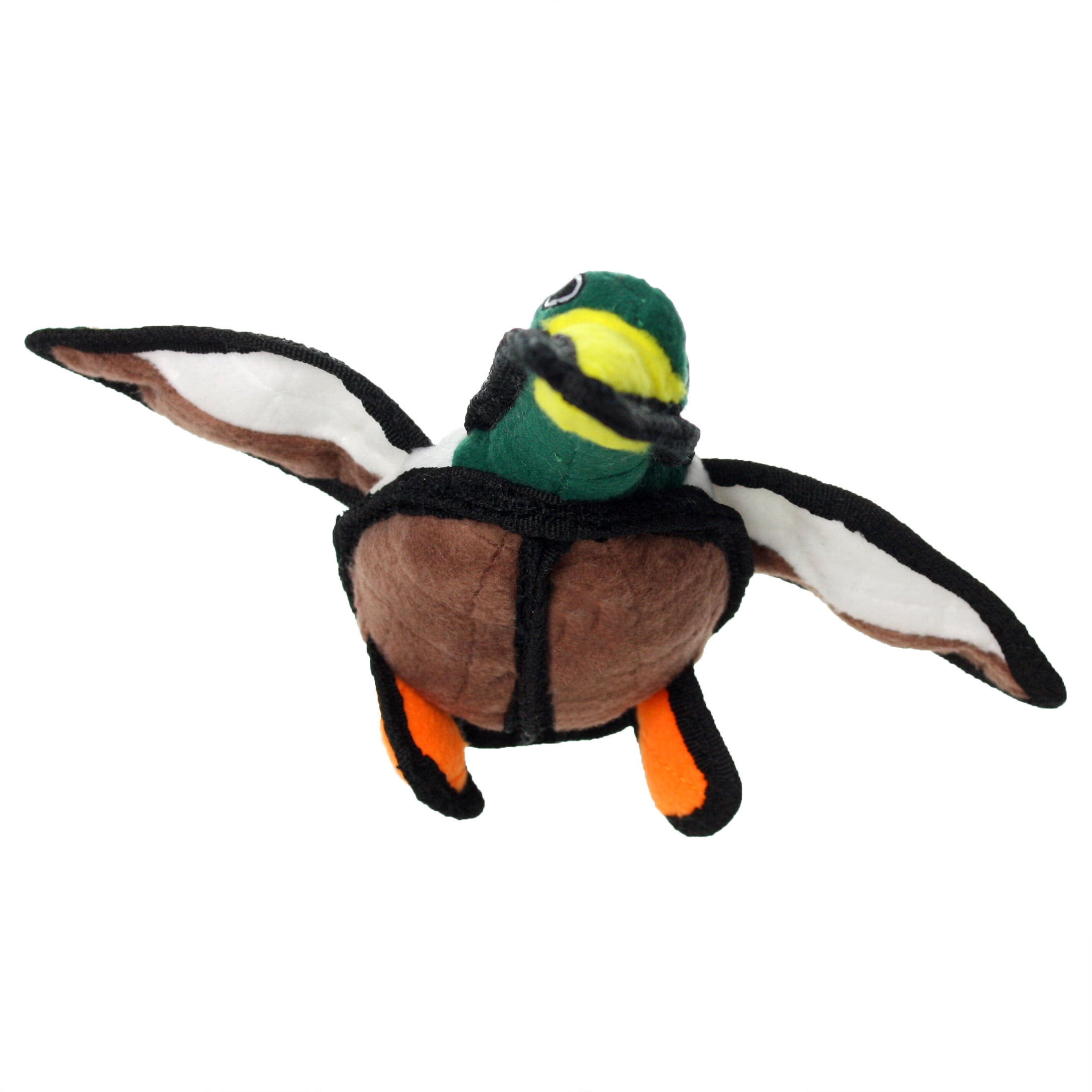 TUFFY Jr Barnyard Duck Durable Plush Squeaky Dog Toy, 2 Pack