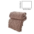 thumbnail image 4 of Sentmoon Couverture d'Hiver Couverture pour Canapé Couvertures Douces Moelleuses Chaudes Couverture Multifonctionnelle Couverture de Sieste Couverture en Flanelle Cadeau Couvertures Lit Confortable Lavable, 4 of 7