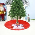 thumbnail image 5 of Christmas Tree Skirt - Cartoon Tree Collar Tree Mat Decor 35 Inch of Festive Fun for Your Christmas Xmas New Year Festive Winter Holiday Party Decorations, 5 of 6