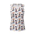 thumbnail image 4 of Lsque Pirate Theme Printed Workout Tank Tops for Women, Athletic Sports Tank Tops, Compression Sleeveless Dry Fit Shirts,Sleeveless Yoga Shirt-X-Large, 4 of 9