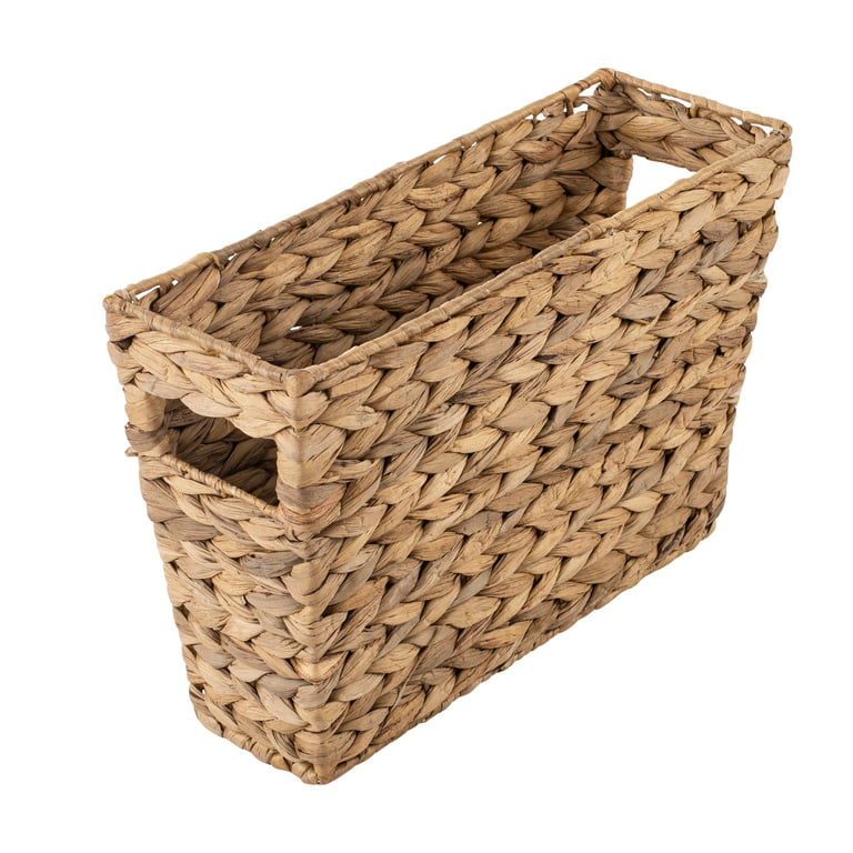Honey Can Do Decorative Over The Toilet Space Saver with Woven Baskets - White
