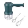 thumbnail image 4 of CoudarTitie Electric Garlic Chopper Egg Whisk 3 in 1 USB Portable Multifunctional Food Mixer Dark Green, 4 of 9