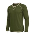 thumbnail image 5 of Jovrlynd Long Sleeve Shirts for Men Casual Basic Pullover T Shirts Soft Stretch Crewneck Shirts, S-3XL, 5 of 7
