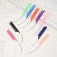 thumbnail image 5 of Hair Styling Comb With Steel Tail Pin Ergonomic Curved Designs For Precise Parting Tail Teasing Comb, 5 of 9