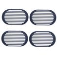 thumbnail image 2 of Shisuyan Bath Tray Dark Blue TPE 4Pcs 5.4X3.1in, 2 of 9