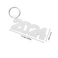 thumbnail image 2 of HEALEEP 12Pcs Key Chain Sublimation Blank Oval MDF For DIY Makers, 2 of 8