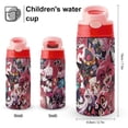thumbnail image 2 of Hazbin Hotel Comedy Animated Kid's Insulated Water Bottle With Straw Vacuum Stainless Steel Cup Leak-Proof Toddler Thermoses Water Cup For Children, 2 of 8