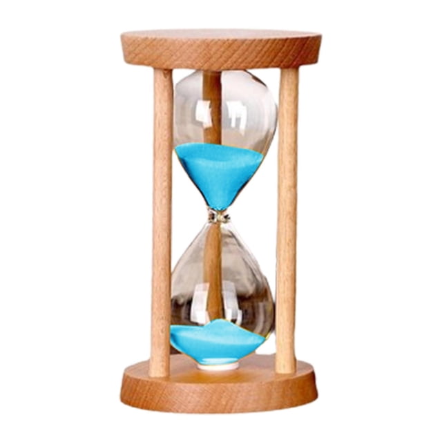 Reloj de arena de 1 minuto para decoración del hogar, reloj de arena, temporizador de reloj de arena azul