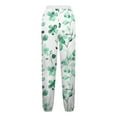 thumbnail image 4 of Birdeem Women Loose Casual Printed Pocket Drawstring Pants, 4 of 5