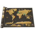 thumbnail image 1 of Mapa para rascar / Mapa para rascar / Mapa del mundo - 42*30CM Dorado, 1 of 2