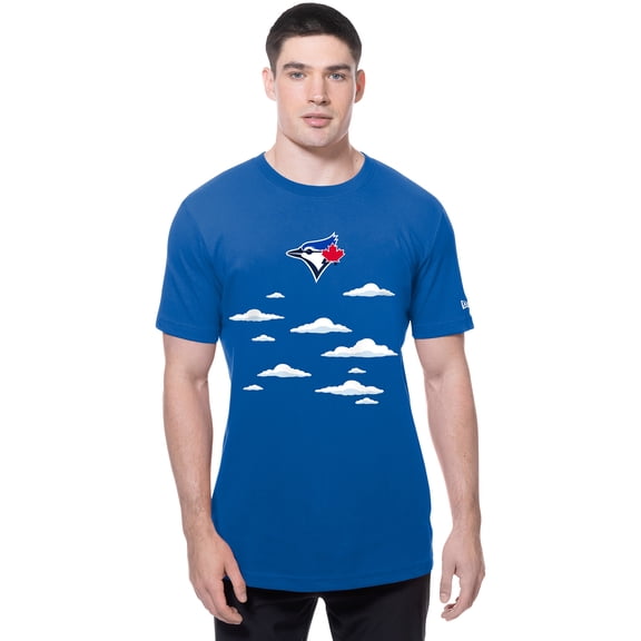 Men's New Era  Royal Toronto Blue Jays MLB x Simpsons 2026 Collab Clouds T-Shirt