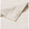 thumbnail image 2 of Luxury Micro-Fleece Low-Voltage Electric Heated Queen Size Blanket, Natural, 2 of 6