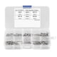 thumbnail image 1 of Kit surtido de 210 tornillos y tuercas de cabeza hexagonal de acero inoxidable M2 304 con caja., 1 of 13