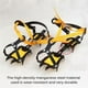 thumbnail image 4 of Hielo De 10 Dientes Cubierta De Zapato De Crampón Ajustable Taco De Montañismo Portátil Garra De Nieve Resistente Al Desgaste Durable Para Senderismo Escalada Pesca Sweethay OD007297-00, 4 of 7