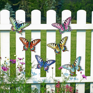 Atopoler 30pcs Garden Butterflies, Garden Ornaments,Patio Decor Party  Supplies Butterfly Decorations For Outdoor Garden Yard 