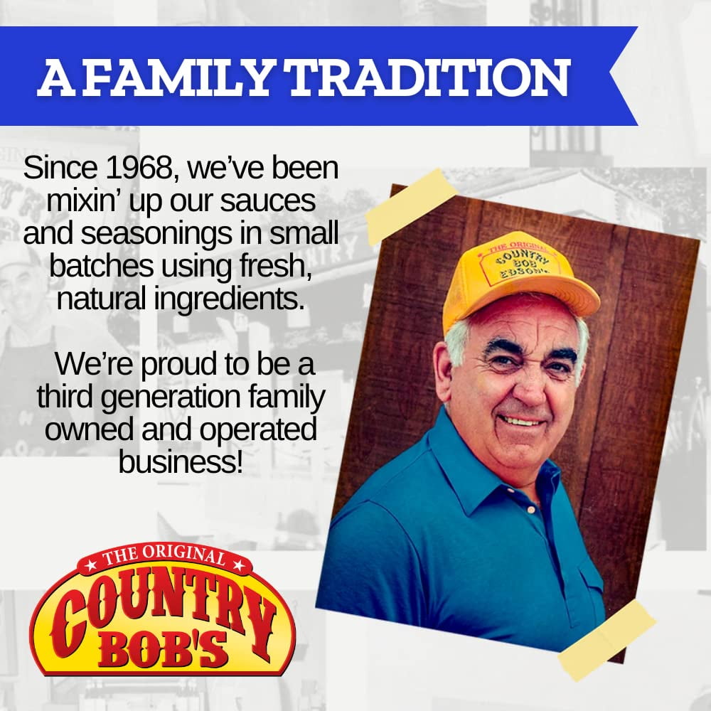 Country Bob’s All Purpose Sauce, The Original, 13 oz Bottle, No Allergens