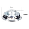 thumbnail image 2 of Unique Bargains Haut-Parleur 5W 4 Ohms Forme Ronde 50mm pour Audio DIY 4 Pcs, 2 of 3