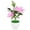 Rose Red, variant on SPRING PARK Artificial Rose Flowers, Fake Plant, Realistic Artificial Flowers with Plastic Pot for Home Office Garden Decoration