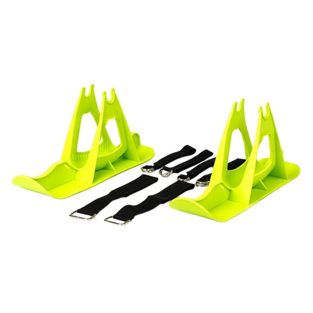 Trineo de nieve de invierno Trineo de esquí Trineo de esquí Bicicleta Trineo de esquí Soporte de bicicleta para exteriores Verde