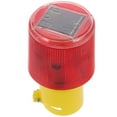 thumbnail image 2 of MasteelfCA Solar Powered LED Traffic Strobe Warning Lights Flicker Beacon Road Sign Lamp Construction Signs Light (Red Light), 2 of 7