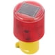thumbnail image 2 of Luces LED solares de advertencia estroboscópicas para tráfico, balizas parpadeantes, lámparas para señalización vial, luces para señales de construcción (luz roja), 2 of 5