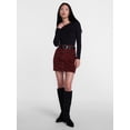 thumbnail image 3 of Scenario Women's and Women's Plus Corduroy Mini Skirt, 17" Length, Sizes 0-28, 3 of 7