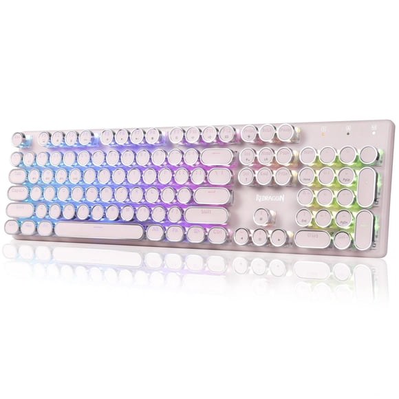 Redragon K710 Teclado Mecánico Gamer Inalámbrico RGB Rosa