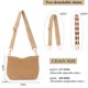 thumbnail image 2 of Bolso de paja GOKTOW tejido con rafia para playa, 2 of 6