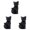 D*3PC, variant on 3 Pack Halloween Black Cat Figurines, Resin Witch Cat Statues with Witch Hat, Moon & Pumpkin, Mini Halloween Tabletop Decorations for Tiered Tray, Mantel, Shelf, Office Desk, Gothic Home Decor, Cat