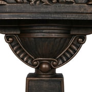 BARONAGE Cast Aluminum Mail Box, Postal Box , Mailbox and Post Kit,Mailbox Color Bronze