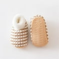 thumbnail image 5 of Eyicmarn Lovely Baby Girl Winter Sock Shoes Plaid Flats Warm Plush Walking Shoes, 5 of 9